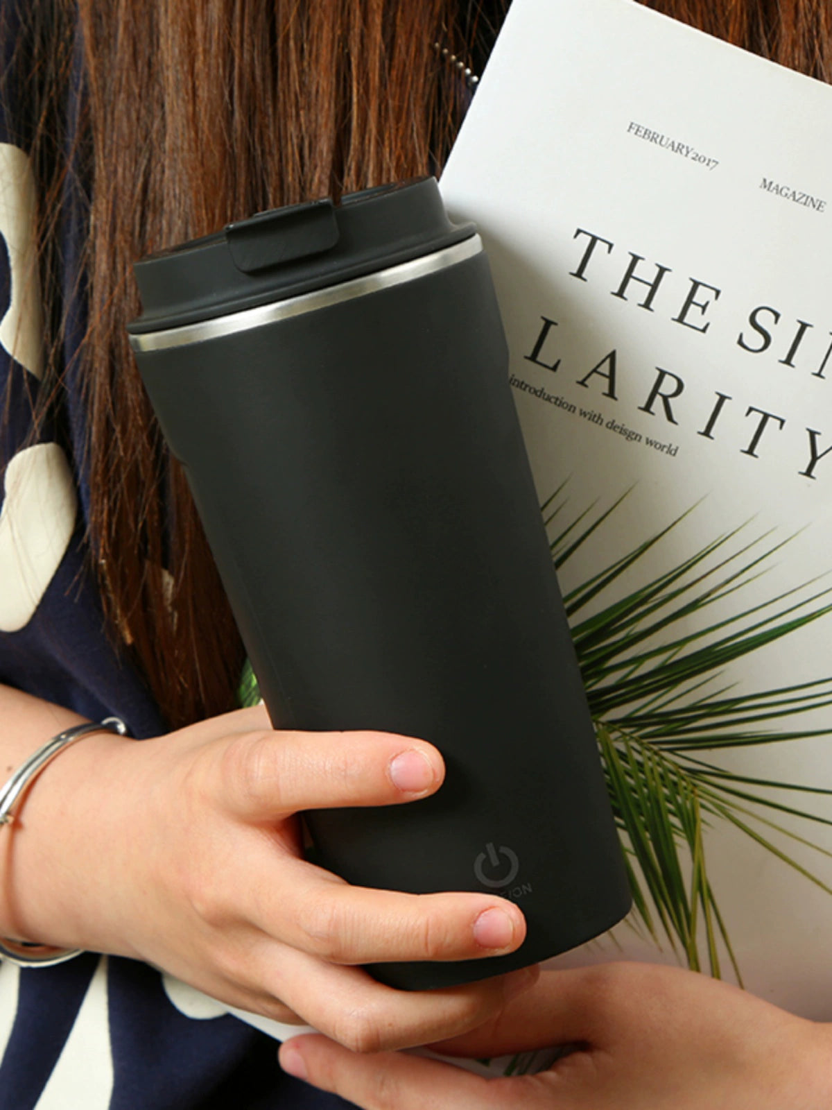 Fully Automatic Mixing Cup Vacuum Cup Electric Magnetic Rotate Portable Bean Bag Water Cup Rechargeable Student Coffee Cup