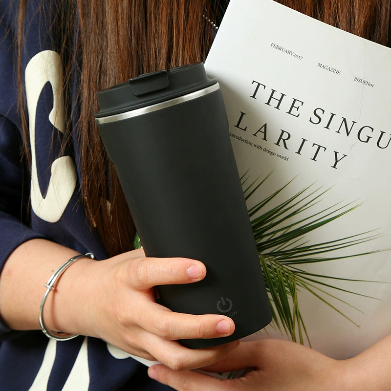 Fully Automatic Mixing Cup Vacuum Cup Electric Magnetic Rotate Portable Bean Bag Water Cup Rechargeable Student Coffee Cup
