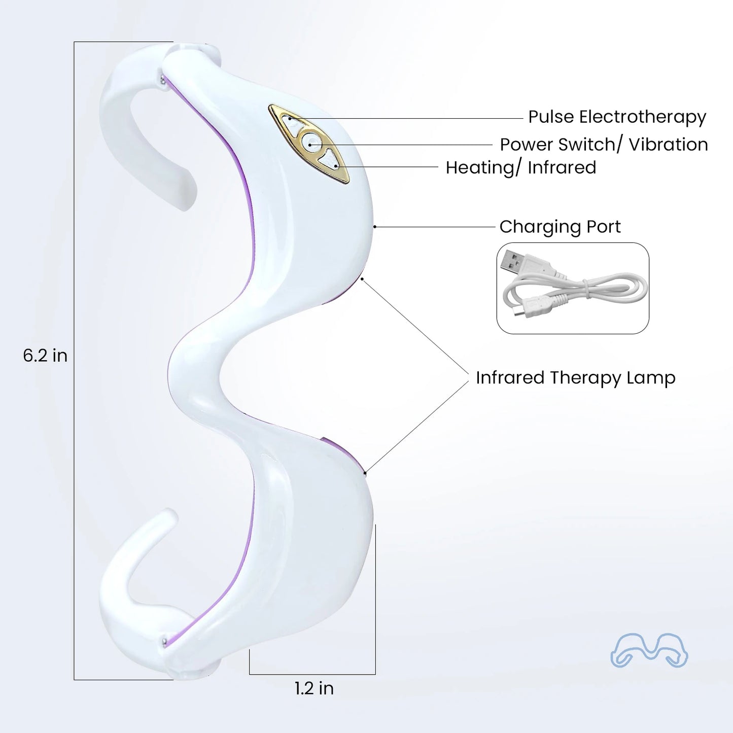 Eye Massager 3D Eye Massager W/ EMS Vibration For Dark Circles Eyebags Puffiness
