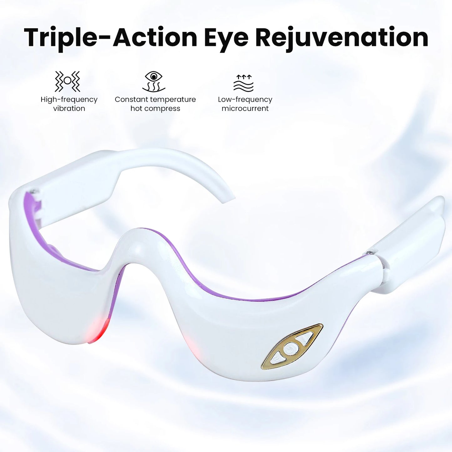 Eye Massager 3D Eye Massager W/ EMS Vibration For Dark Circles Eyebags Puffiness