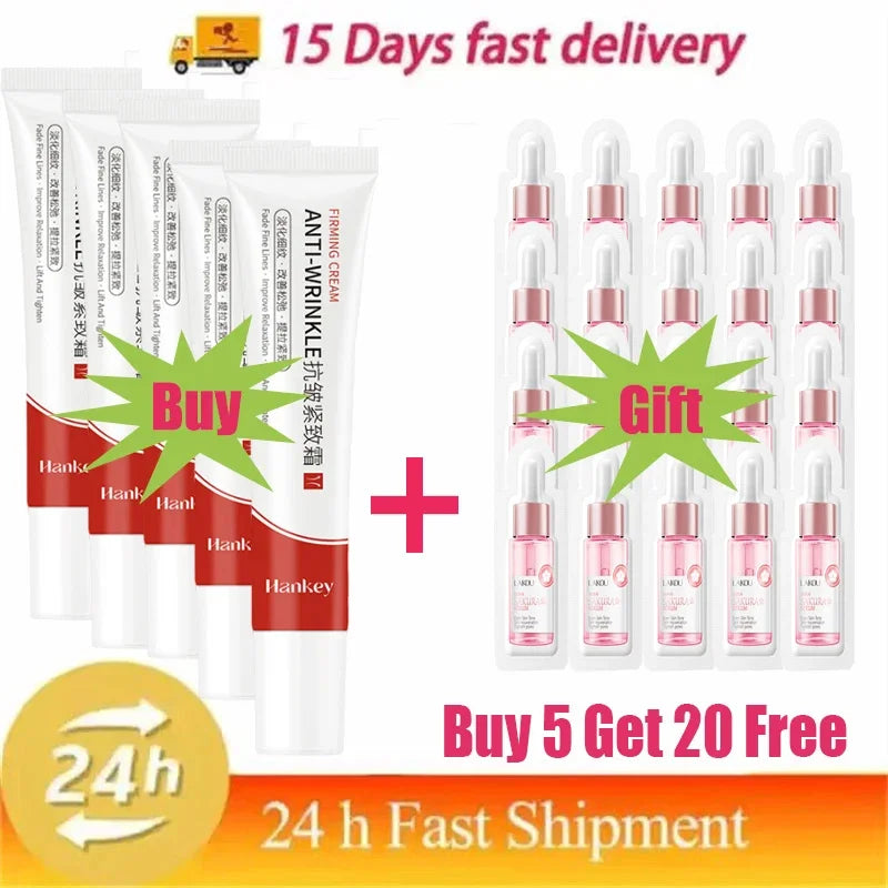 Instant Wrinkle Remover Face Cream Anti Aging Firming Lifting Fade Fine Lines Whitening Moisturizing Brighten Tighten Skin Care