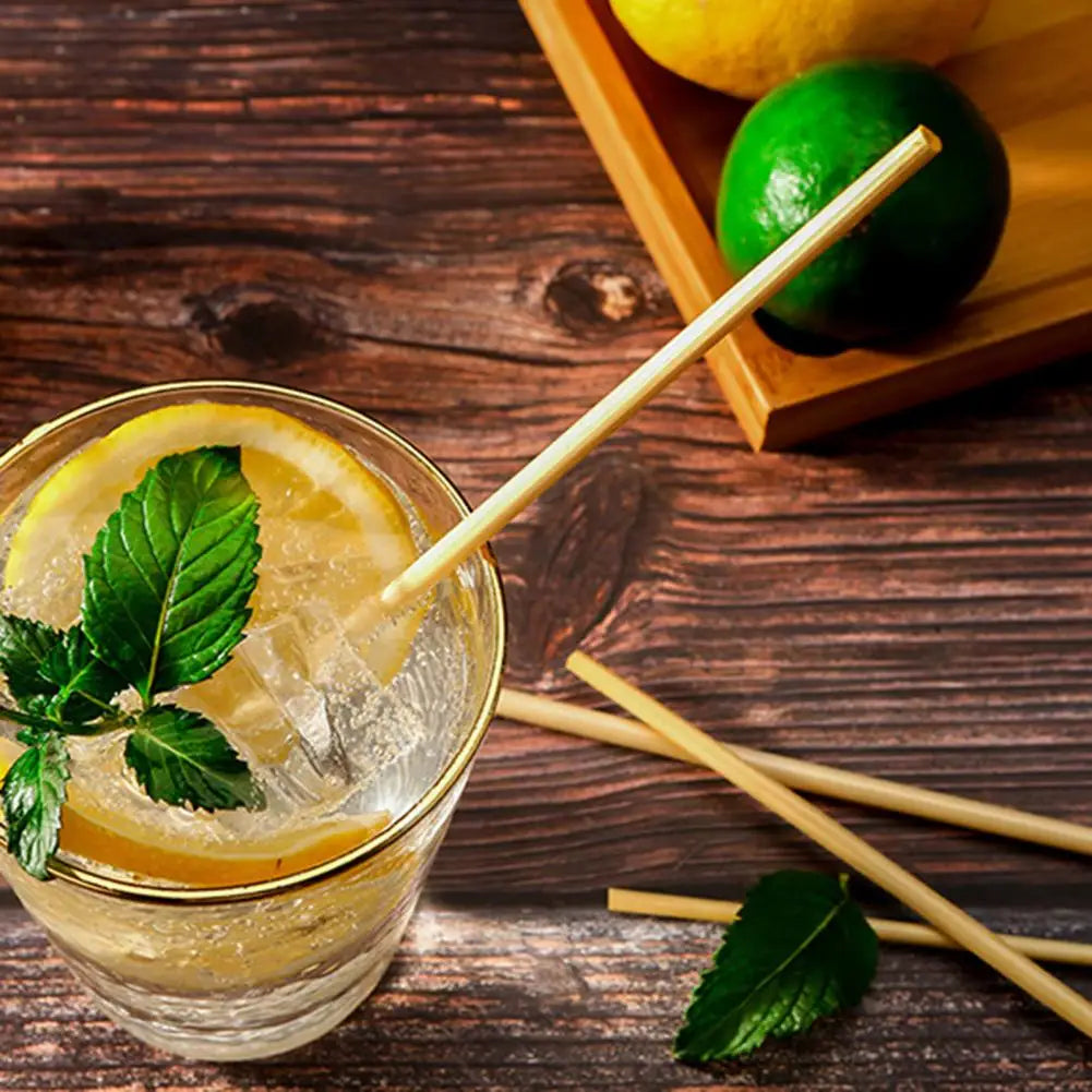 Bamboo Straws are a great item to take home as a souvenir 300 Pcs Wood Straws Food Grade Multipurpose Reusable Compostable Drink Chemical-free Bamboo Biodegradable Straws Party Supplies