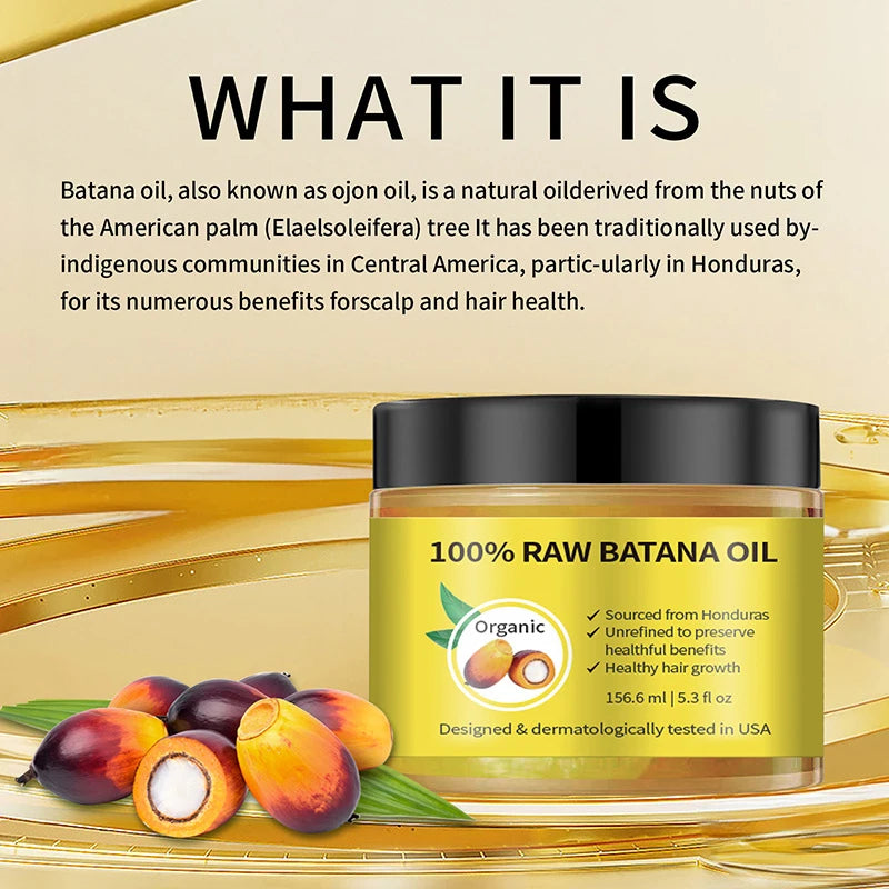 Organic Batana Oil Moisturizing and smoothing Hair Repair frizzy Hair Cream Conditioner for women Hair care