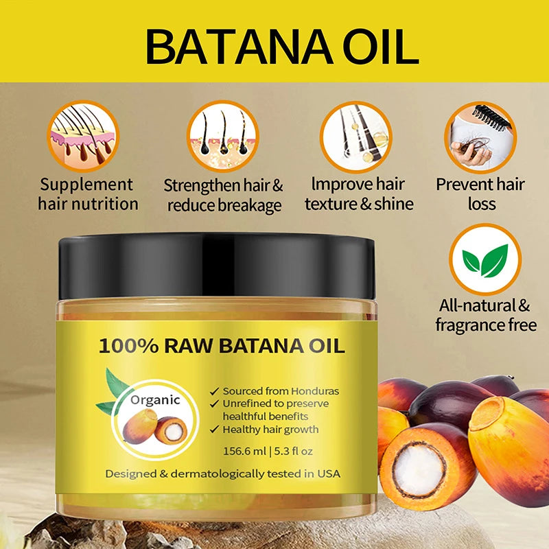 Organic Batana Oil Moisturizing and smoothing Hair Repair frizzy Hair Cream Conditioner for women Hair care