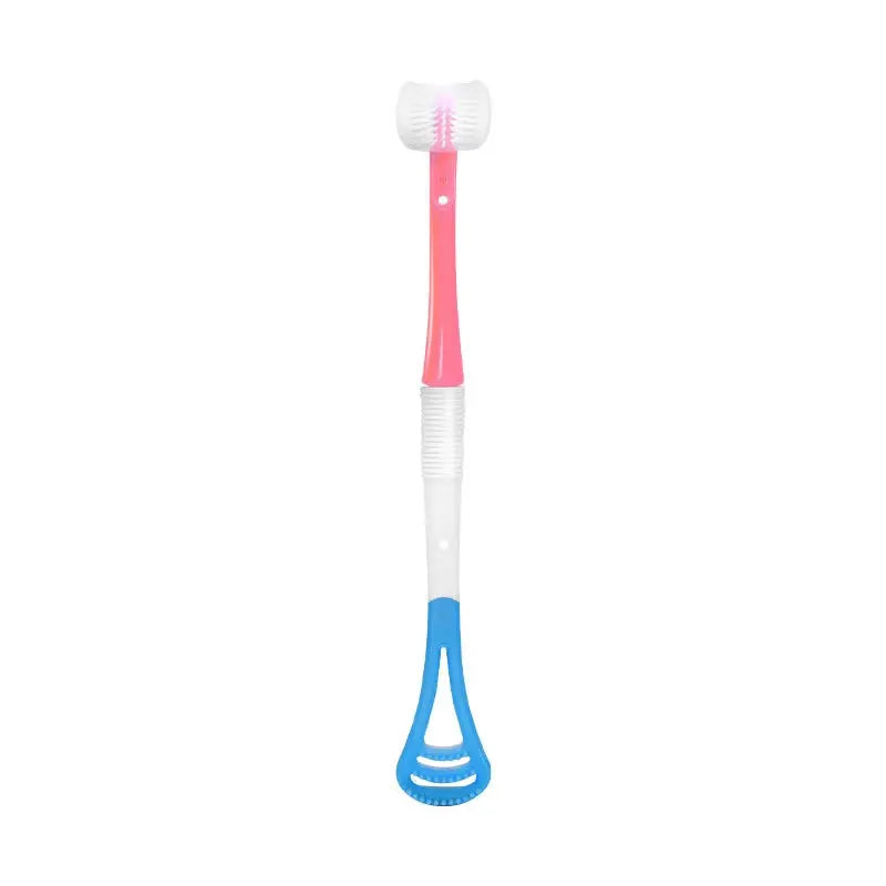 U-shaped Toothbrush, Food Grade Silicone, 360-degree U-shaped Soft Silicone Brush Head, Dental Care Toiletries for Family Travel