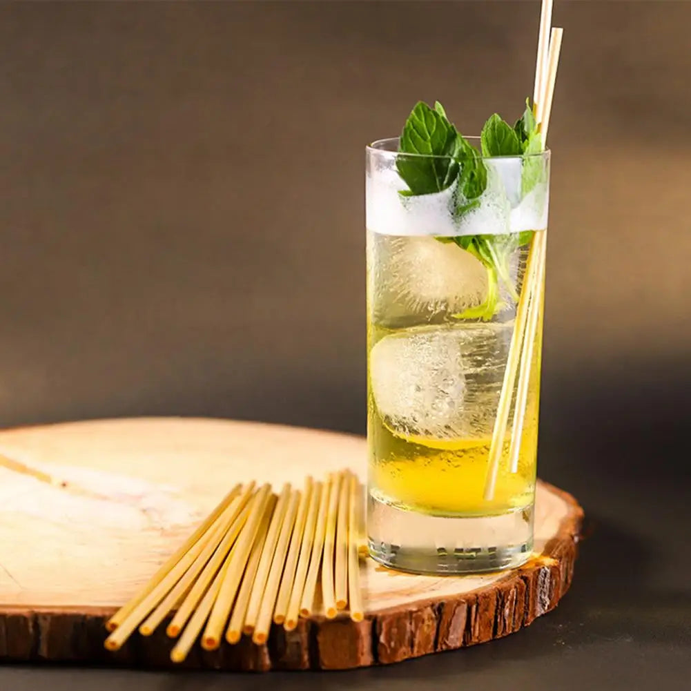 Bamboo Straws are a great item to take home as a souvenir 300 Pcs Wood Straws Food Grade Multipurpose Reusable Compostable Drink Chemical-free Bamboo Biodegradable Straws Party Supplies