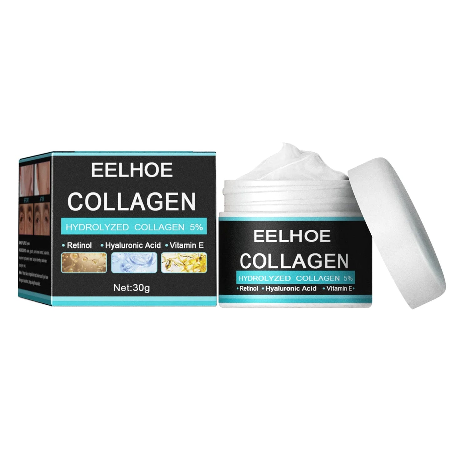 Collagen Creams Face Cream Firming Moisturizing Hyaluronic Acid Day & Night Retinol Moisturizer Facial Cream Facial Skin Care