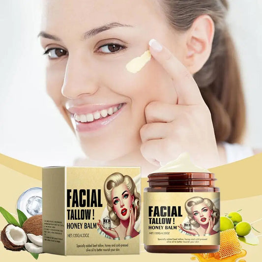 120g Whipped Beef Tallow And Honey Balm Moisturizing Beef Tallow Face Cream Body Skin Care Grass Fed Grass Finished Face Cream
Bálsamo de sebo de res batido y miel (120 g) Crema facial hidratante de sebo de res Cuidado corpo