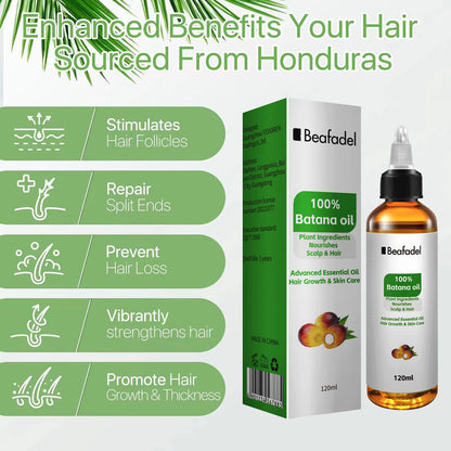 120ml Pure Batana Oil for Treatment Batana Oil Natural Promotes Hair Wellness for Treating Hair Loss Anti-Breakage Hair