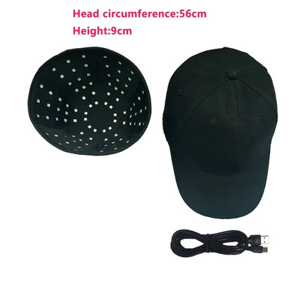 96LEDs Light Panel,660nm&850nm Infrared Light for Hair Therapy Hair Growth Cap Hair Loss Relax Scalp Care Promote Grow Hairs Hat