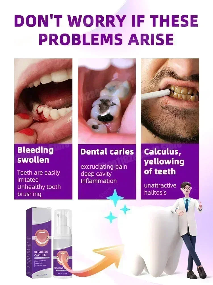 2025 Reparación de caries, todas las caries, caries y protegen los dientes Corrección del color