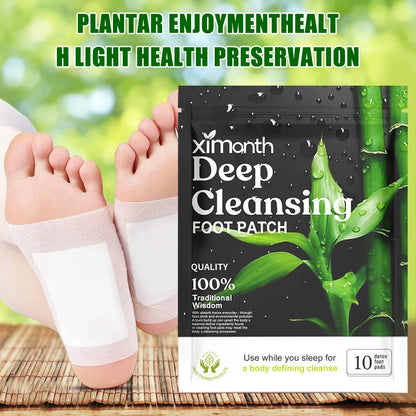 Natural Detox Foot Patches 10-50PCS/Bag Stress Relief Feet Deep Sleep Herbal Detox Sticker Relieve Stress For Foot Care Tools