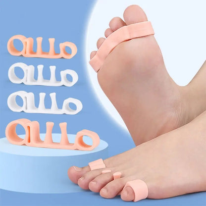 1Pair Silicone Body Feet Alignment Kit Orthopedic Posture Correction Bunion Corrector Natural Realignment Body Shaping