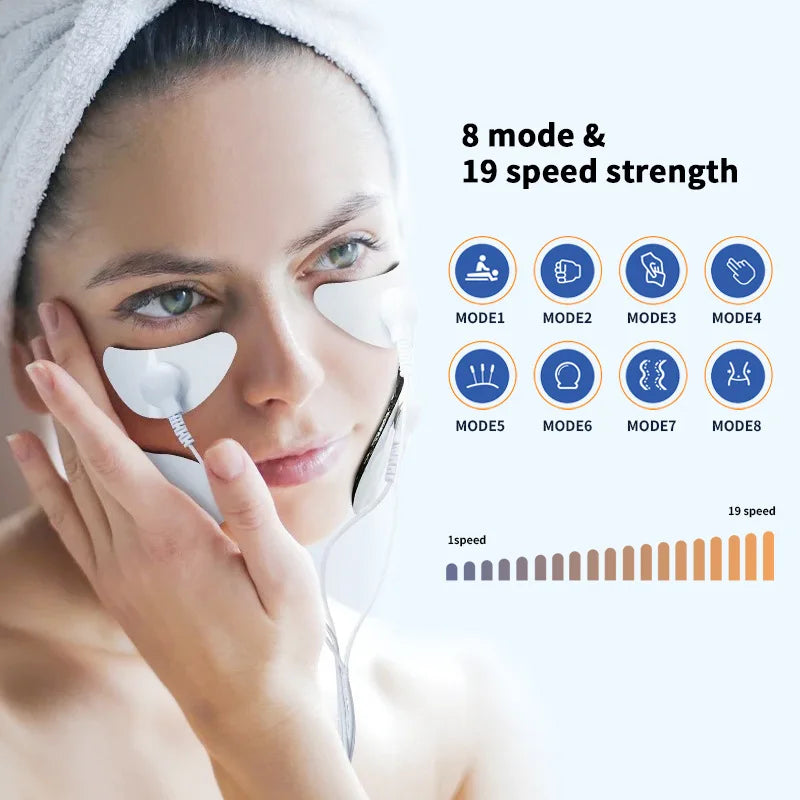 Facial Massager Eye Face Lift Skin Tightening Anti-Wrinkle V-Shaped Face Muscle Stimulator Beauty Device