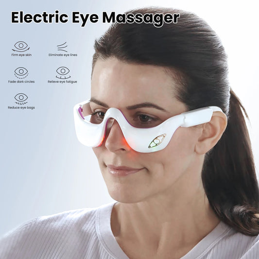 Eye Massager 3D Eye Massager W/ EMS Vibration For Dark Circles Eyebags Puffiness