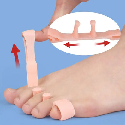 1Pair Silicone Body Feet Alignment Kit Orthopedic Posture Correction Bunion Corrector Natural Realignment Body Shaping