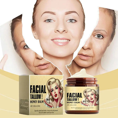 120g Whipped Beef Tallow And Honey Balm Moisturizing Beef Tallow Face Cream Body Skin Care Grass Fed Grass Finished Face Cream
Bálsamo de sebo de res batido y miel (120 g) Crema facial hidratante de sebo de res Cuidado corpo