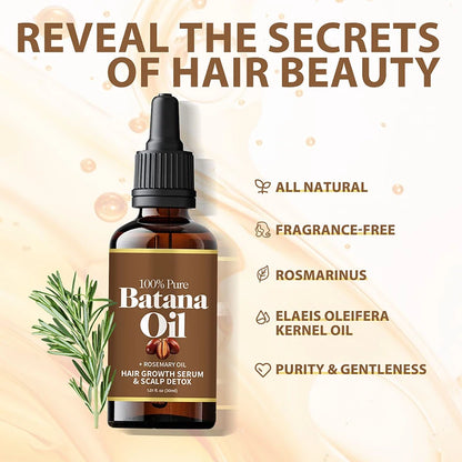 NE Batana Hair Care Film Hair Conditioner Organic Batana Oil Rosemary Hair Care Essential Oil Improves Frizz Hair Care Products