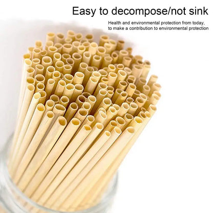 Bamboo Straws are a great item to take home as a souvenir 300 Pcs Wood Straws Food Grade Multipurpose Reusable Compostable Drink Chemical-free Bamboo Biodegradable Straws Party Supplies